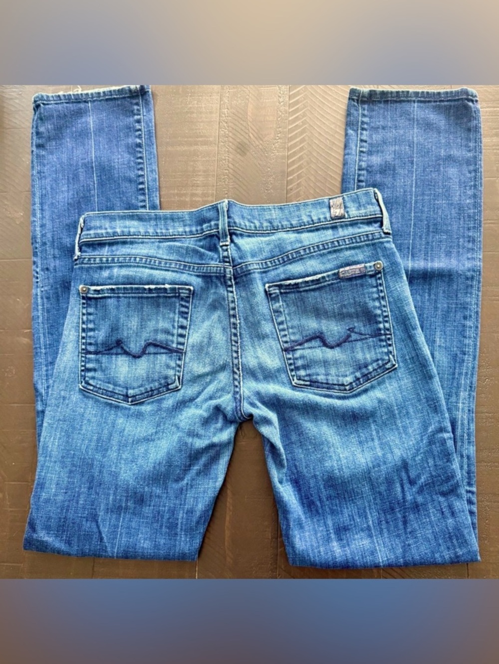 7 For All Mankind Straight Leg Jeans | Size 29 | Medium Wash